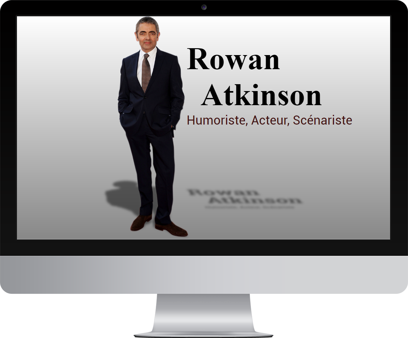 Le site sur Rowan Atkinson sur PC