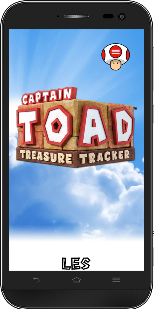 Le site sur le jeu Captain Toad sur Téléphone
