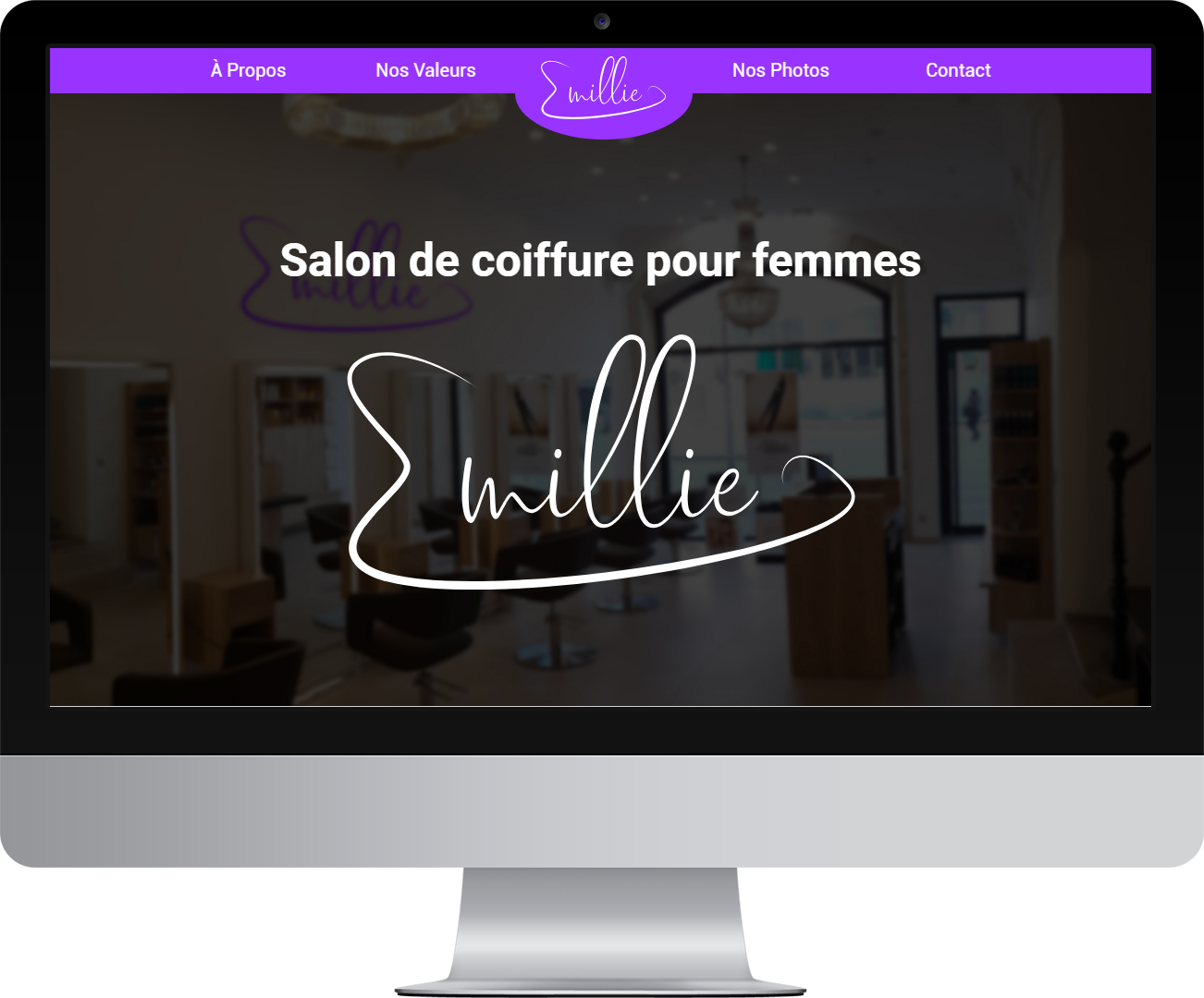 Le site Emillie sur PC