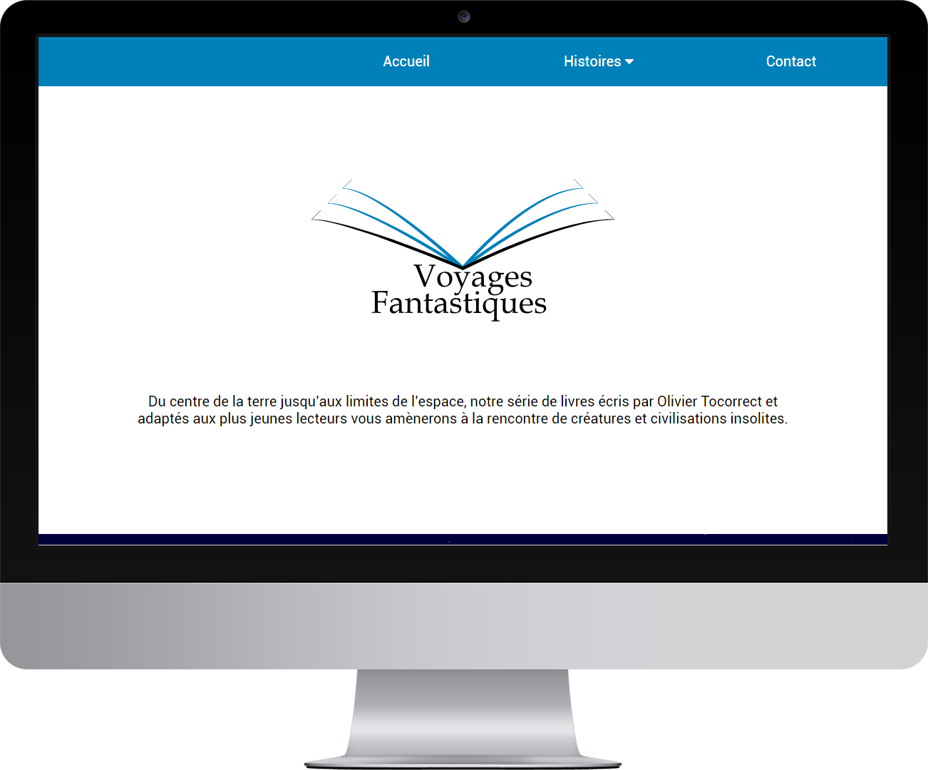 Le site Voyages Fantastiques sur PC